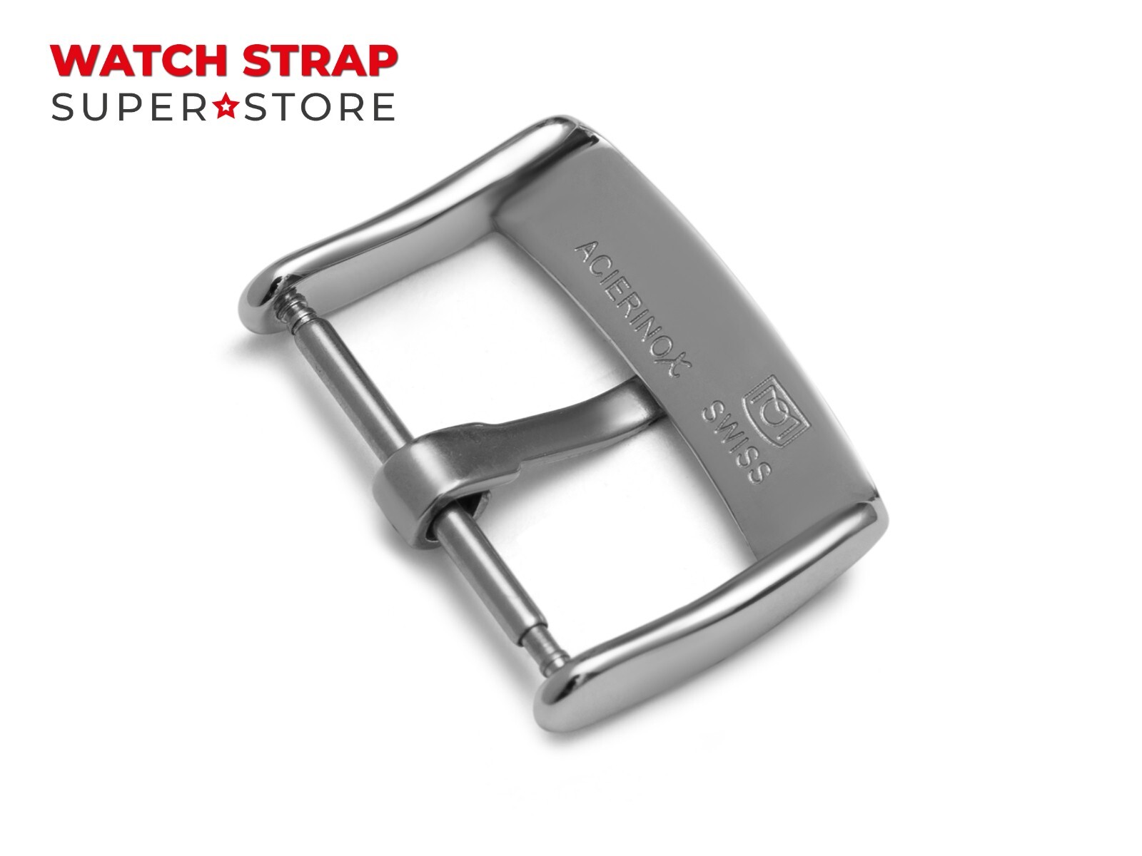 16 18 20mm for OMEGA Watch Buckle Clasp Leather Rubber Strap Band Silver Gold