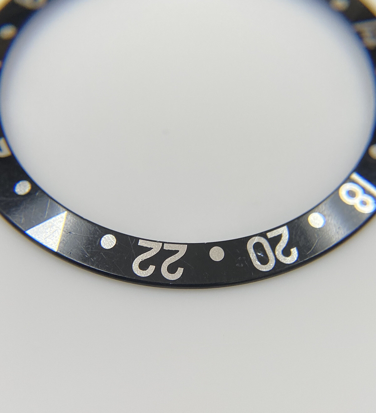 Genuine Rolex GMT Master II Sapphire Model Black Bezel Insert 16700 16710 16760