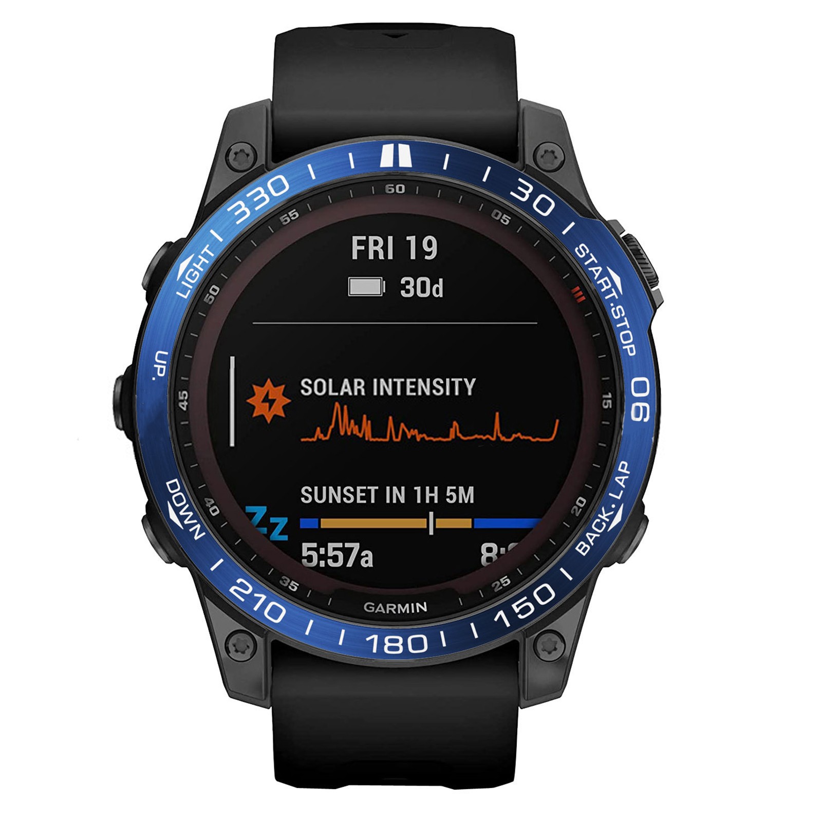 Metal Watch Bezel Racing Protective Bezel Etched Bezel Insert for Garmin Fenix 7