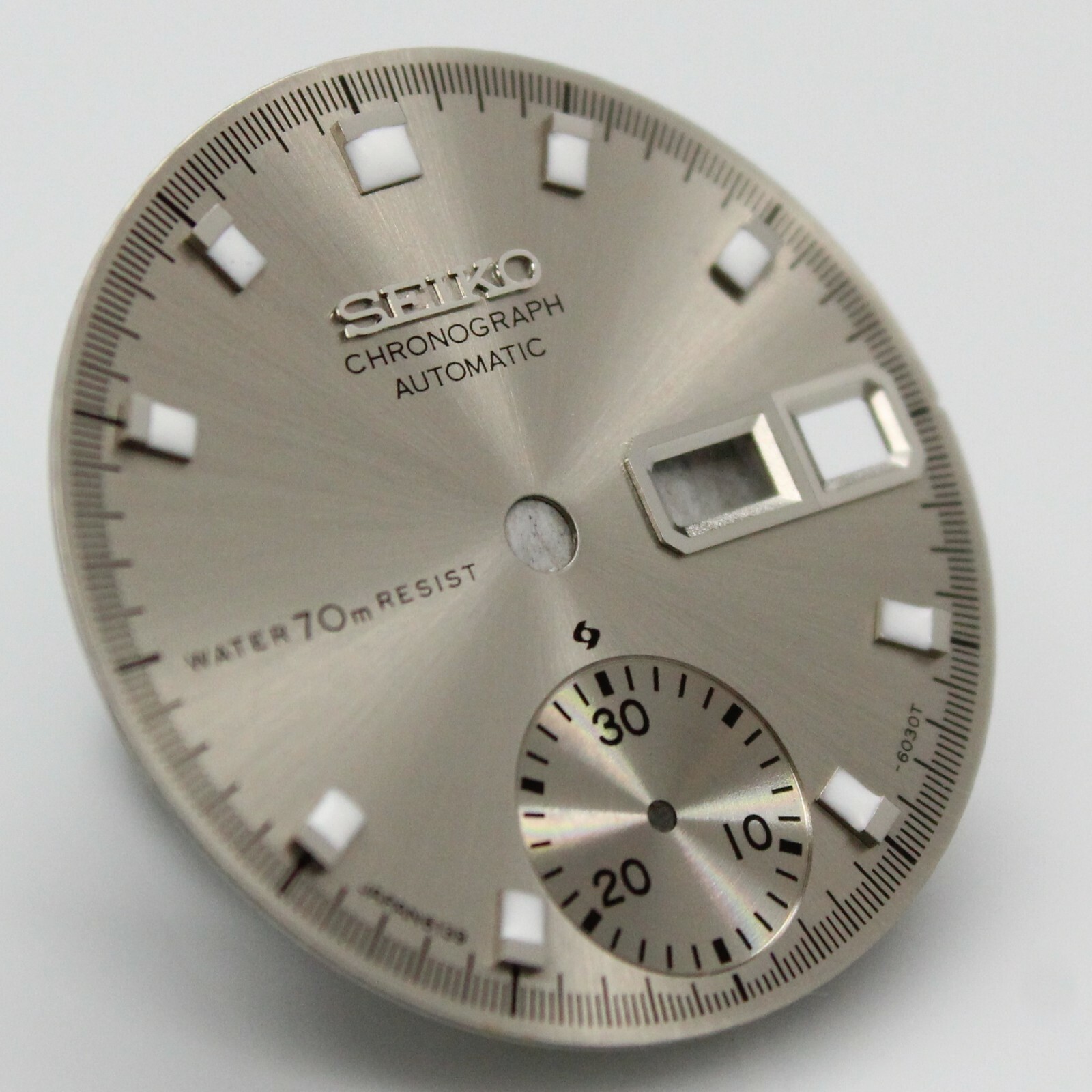Silver Resist Dial SEIKO Chron 6139-6000 6139-6001 6139-6002 6139-6005 Pogue