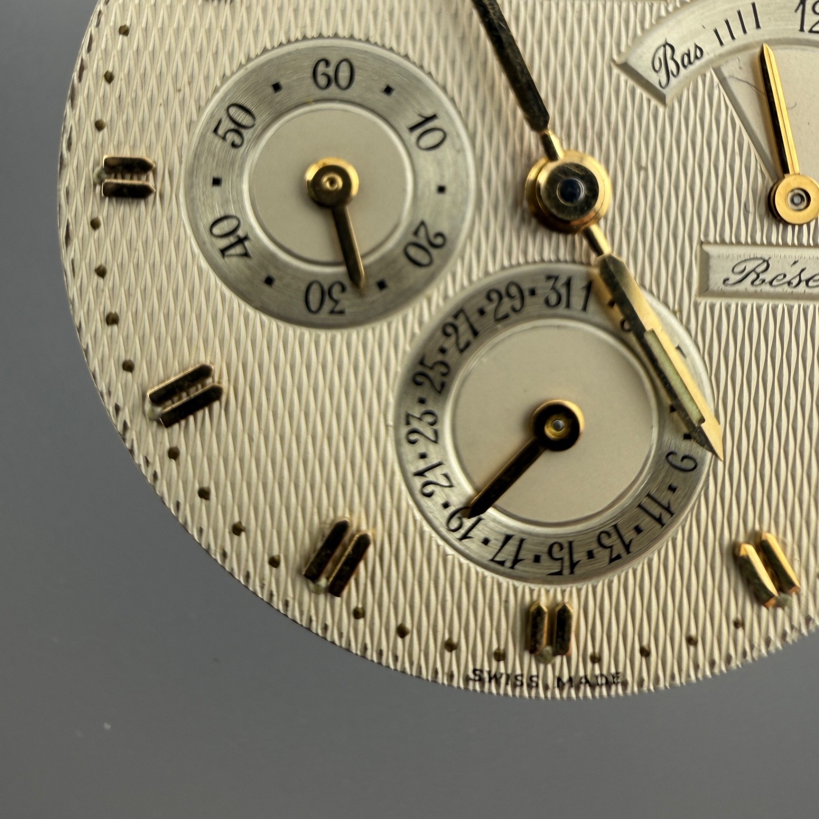 Corum Autom 25mm Watch Movement Power Reserve 26mm Dial Working