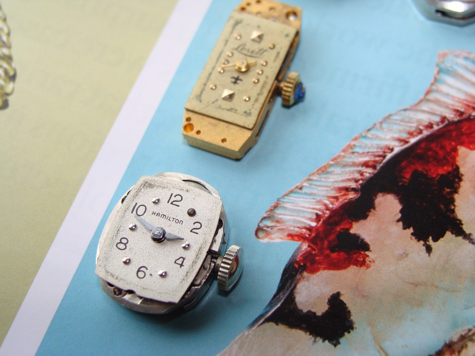 Vintage Watch Movements Lot – Longines Hamilton Bulova ETA 2512 Wittnauer 5D FHF
