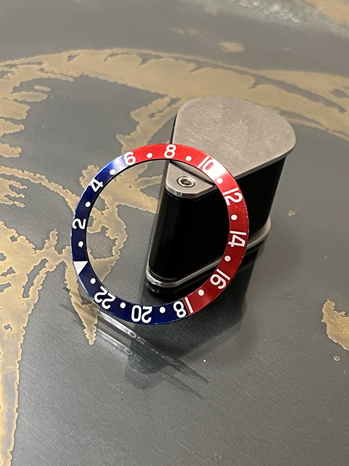 Vintage & Orig Rolex 1675 16750 GMT Red Blue Pepsi Insert Fat Font Oval 8s