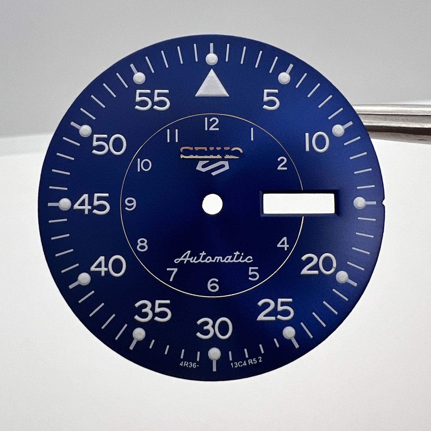 33.5mm Green Luminous Watch Dial Double Calendar for Nh35 Movement Accessories