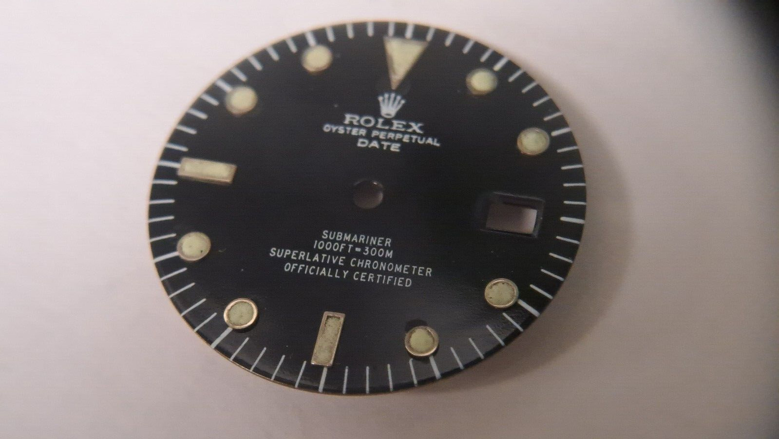 Original Rolex Submariner 16613 16618 16803 BLACK AND WHITE Watch DIAL DATE, SWI