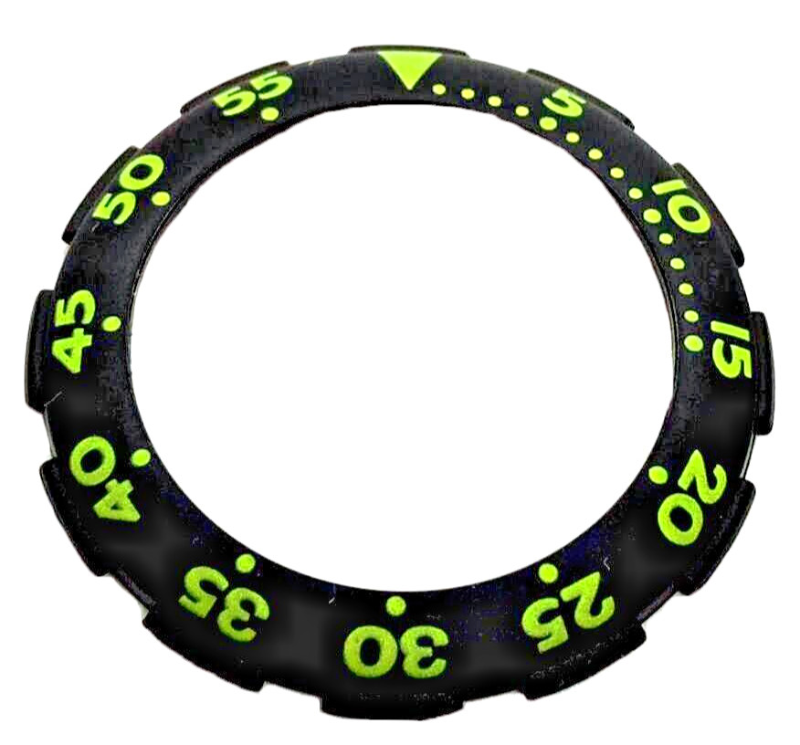 SWATCH – LUNETTA GHIERA SCUBA 200 NERO Brillante con Anello in Metallo – NUOVA