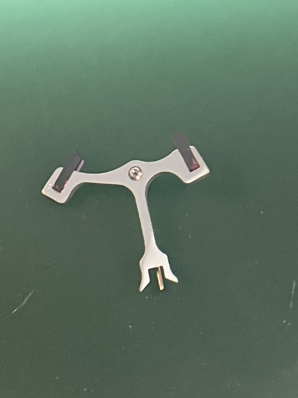 Omega 550-1316 Pallet Fork, Broken Lower Pivot, Fits Many Calibers See Desc.