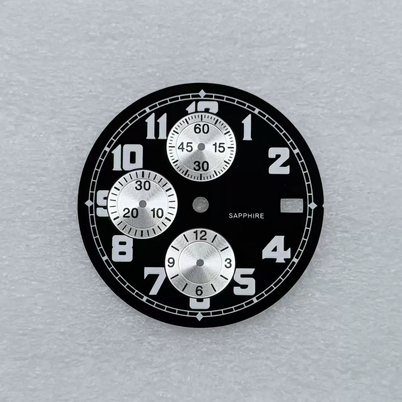 32mm Multifunctional Watch Dial No Luminous For VK67 Movement Watch Parts