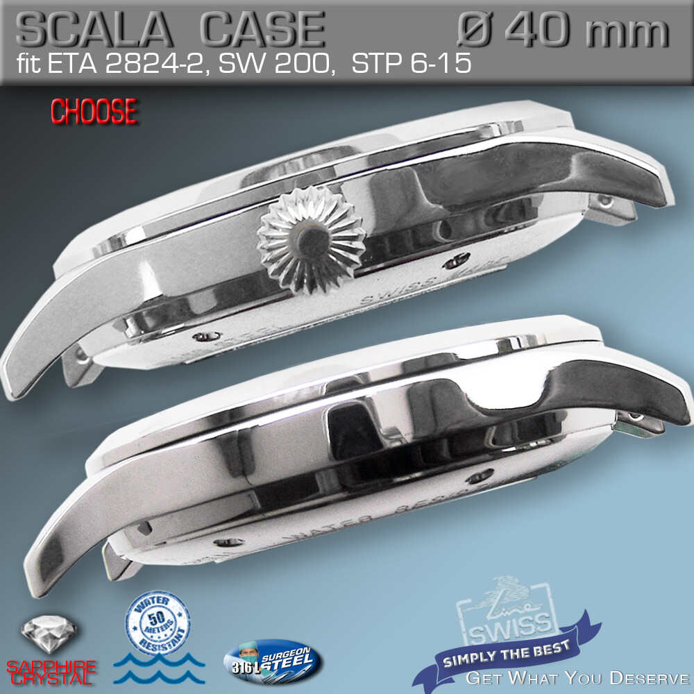 DO IT YOURSELF KIT: SCALA 40 MM Ø, 50M , CASE-SKEL-DIAl-HANDS-SKEL-MOV. STP 6-15