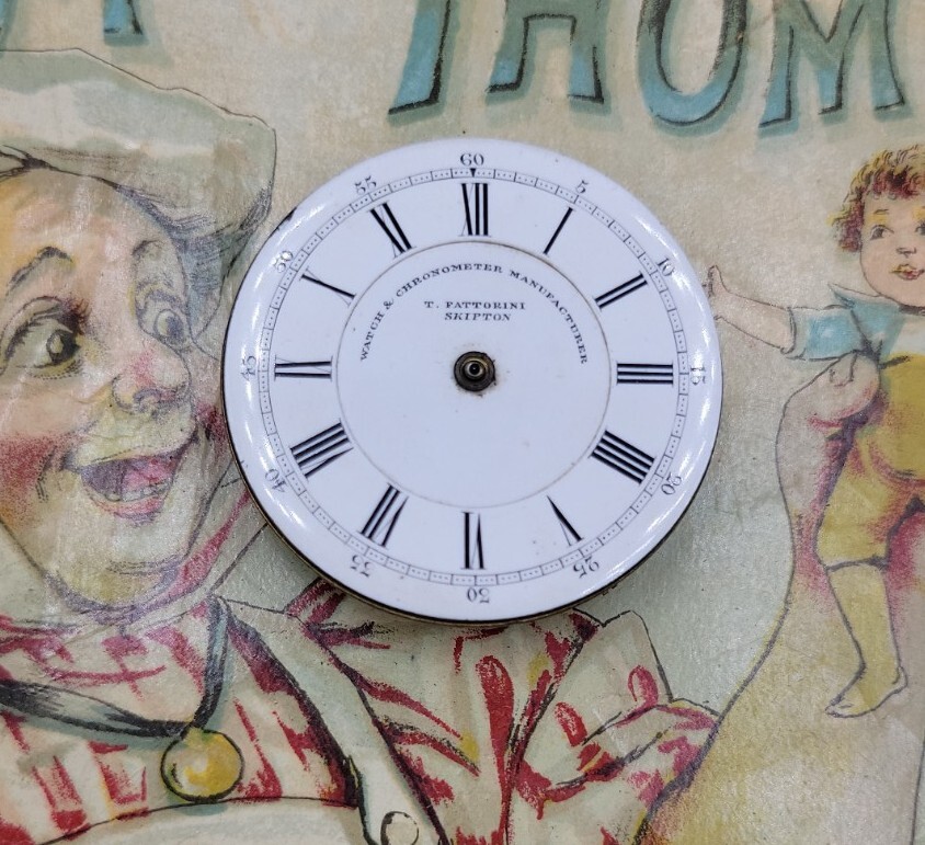 47mm Thomas Fattorini Chronometer Skipton Pocket Watch Movement As Is