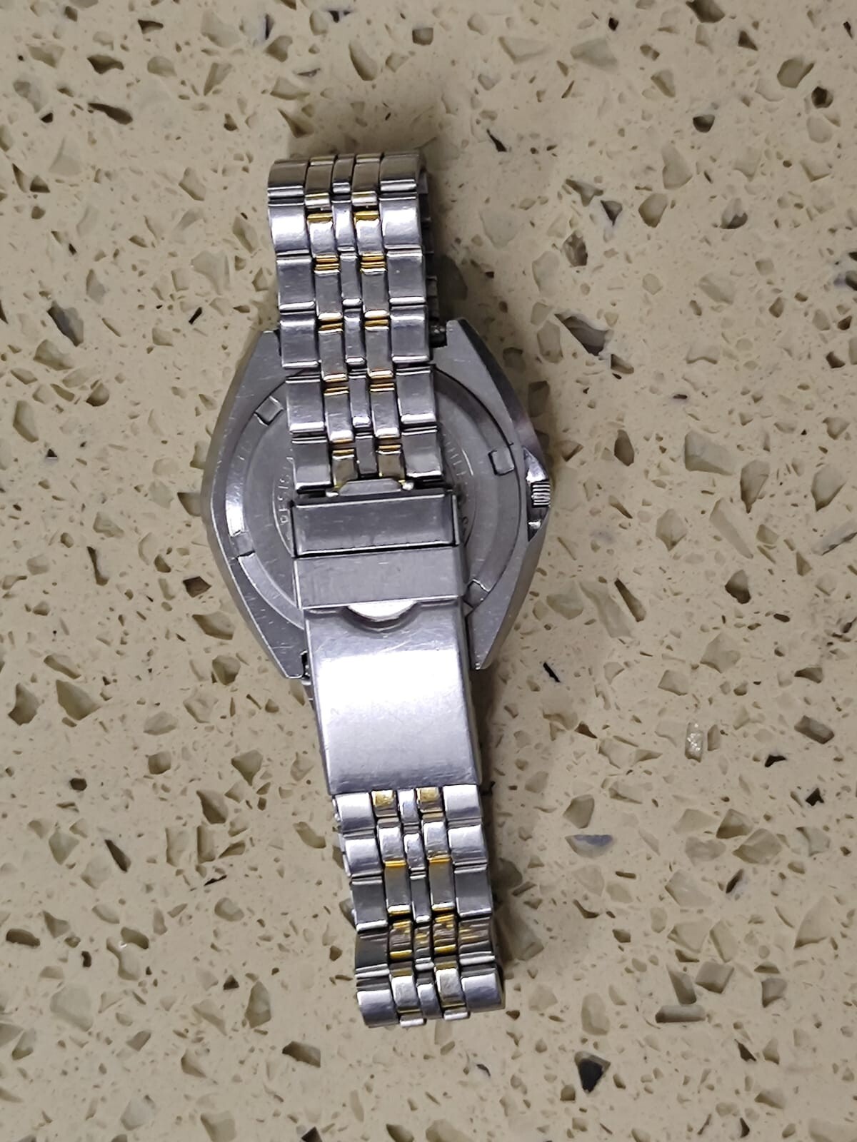 1973 Vintage SEIKO 7006-7189 Watch Blue Dial Not WORKING