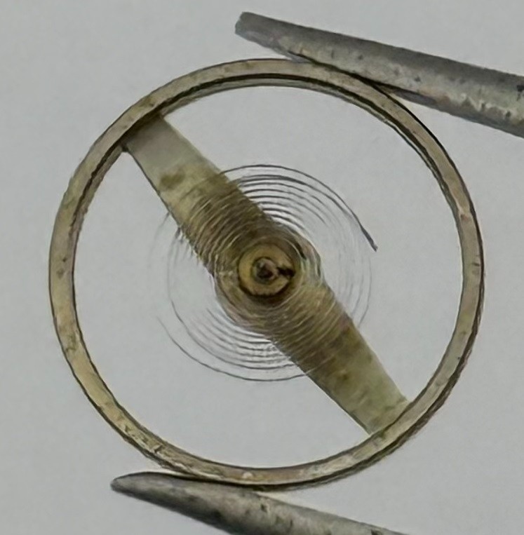FHF 60 Balance Wheel Complete And Spring 6¾-8’’’ 200 M Watch Movement Parts NOS