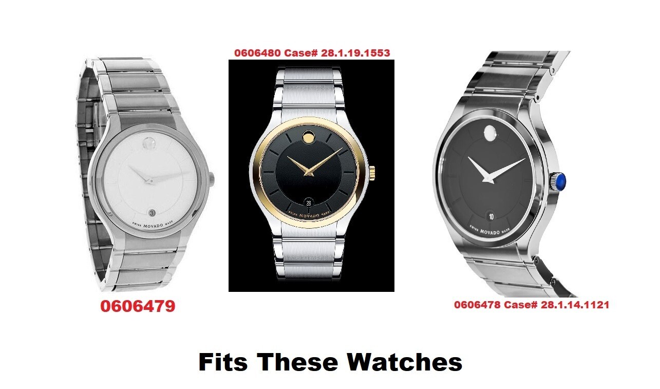 Movado Quadro Mens Watch 0606478 Case