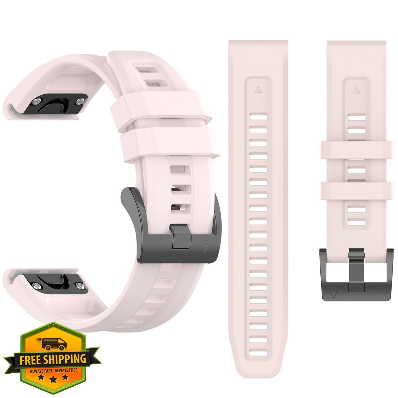 20mm Bands for Garmin Fenix 5S/6S/7S Pro, Soft Silicone Sport