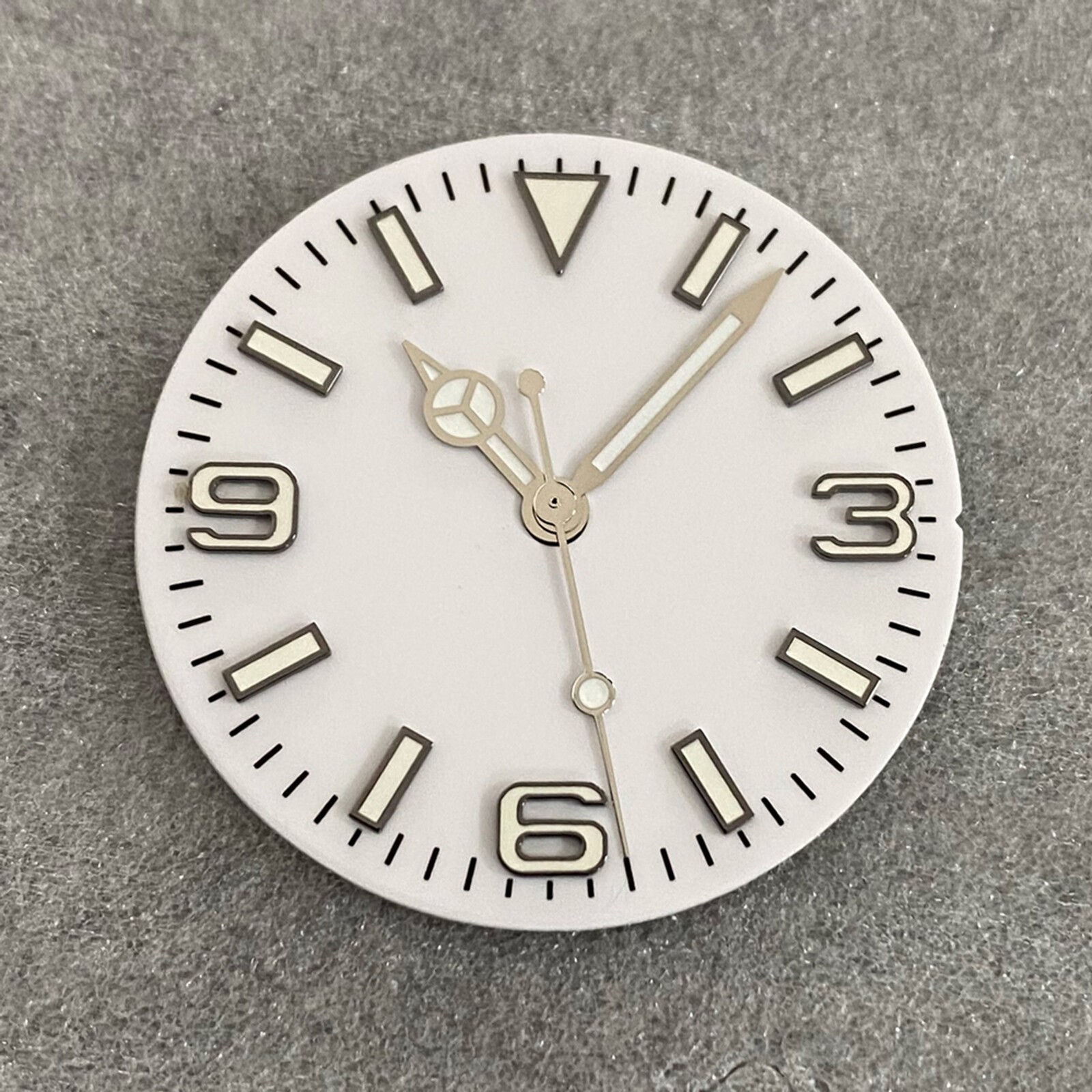 28.5MM Green Luminous Watch Dial Watch Hands for NH35/NH36/4R/7S Movement