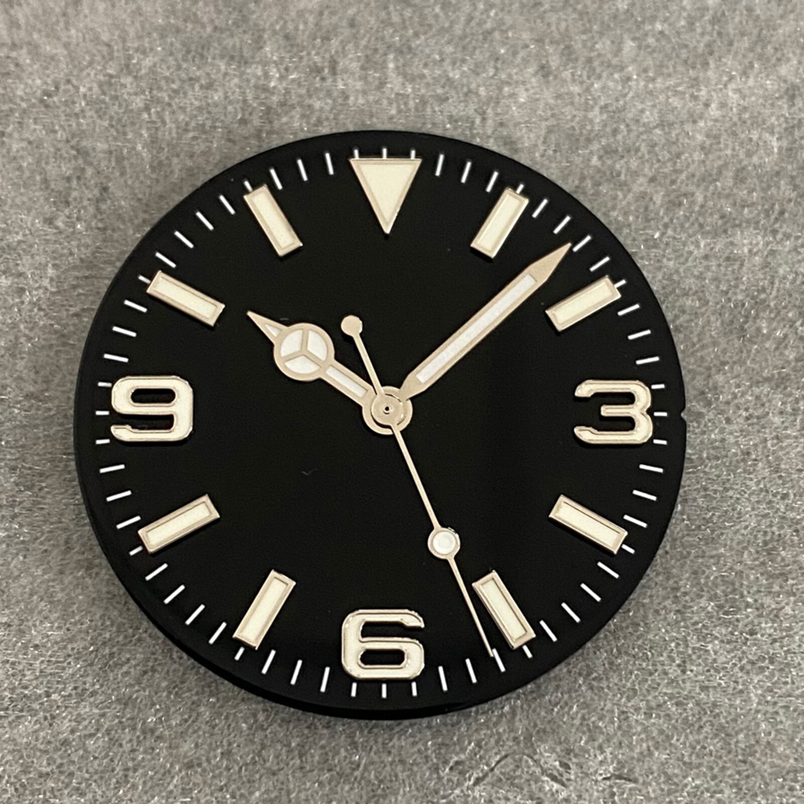28.5MM Green Luminous Watch Dial Watch Hands for NH35/NH36/4R/7S Movement