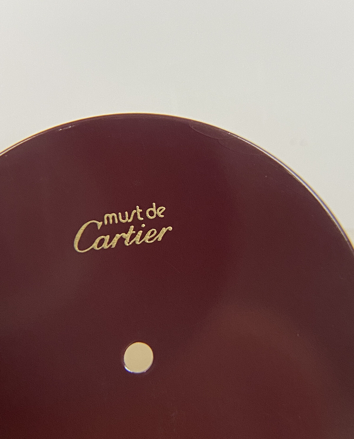 Original Cartier Must de Cartier Oxblood Red/Maroon 26mm Dial VC100295