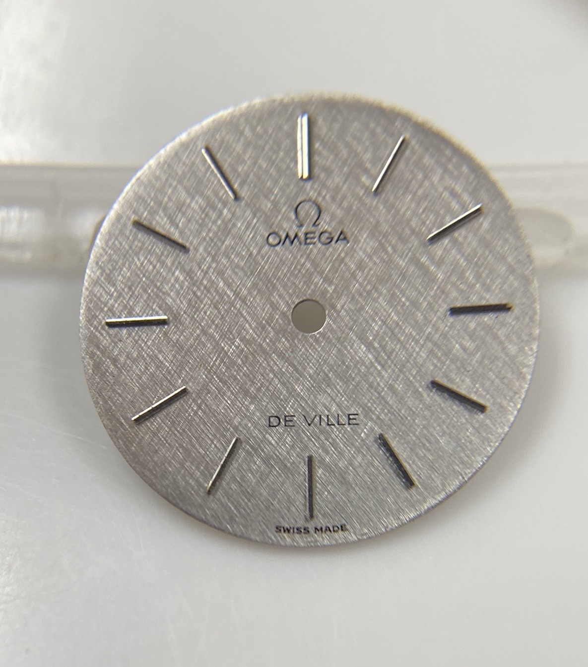 Original Vintage Omega De Ville Caliber 625 Silver Linen 20.8mm Dial