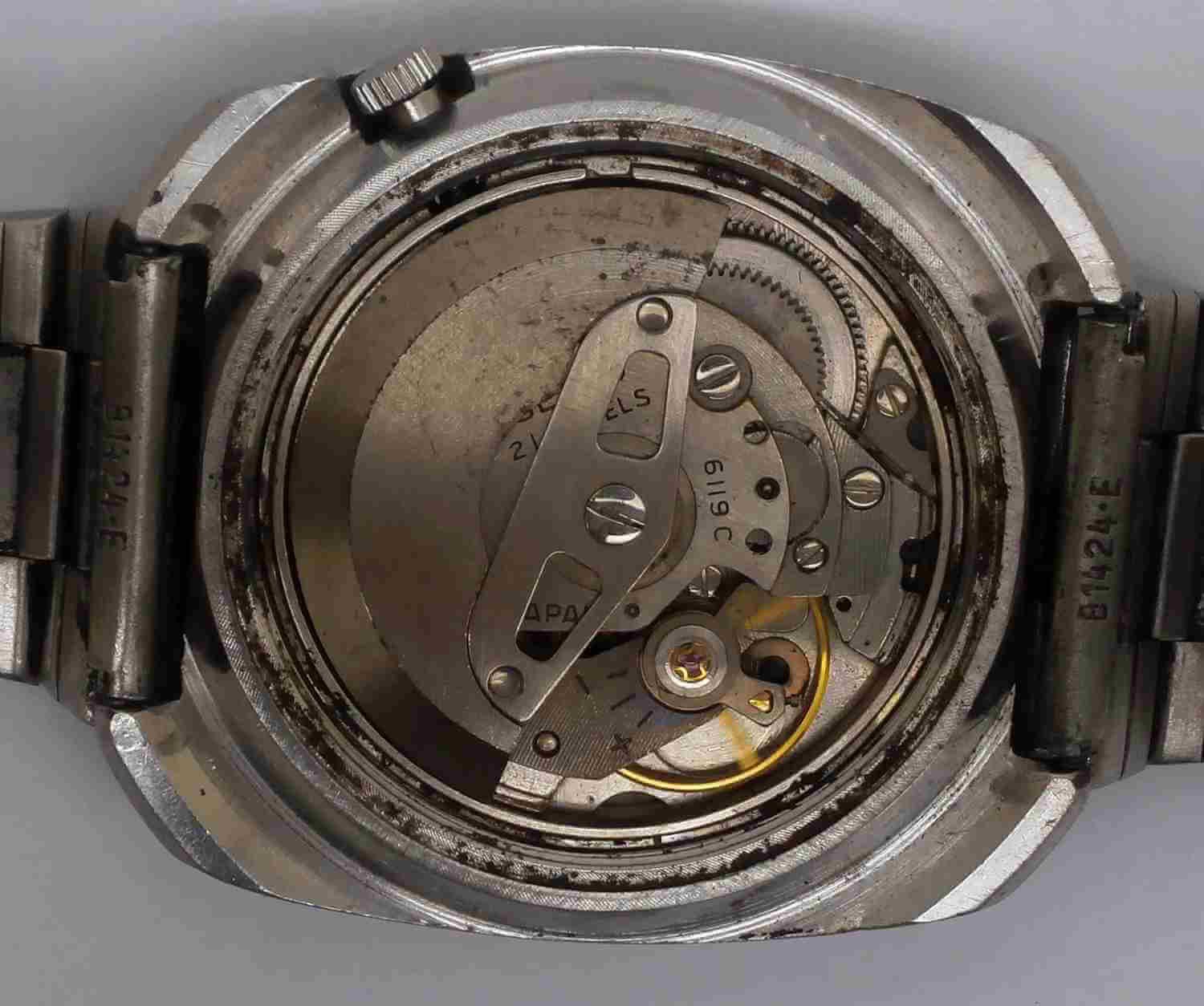 VTG SEIKO 5 Steel Watch. Ref: 6119-8430. Cal: 6119C. For Service