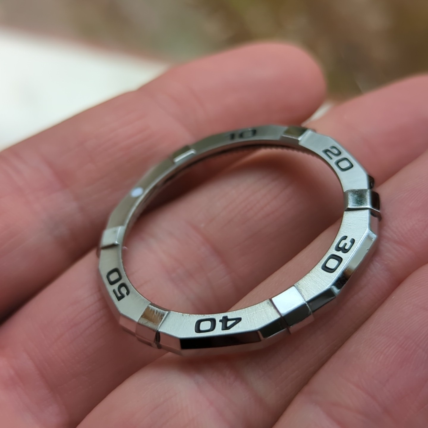 Tag Heuer WBD2110-0 Aquaracer Watch Bezel Part 41mm VGC (T34)