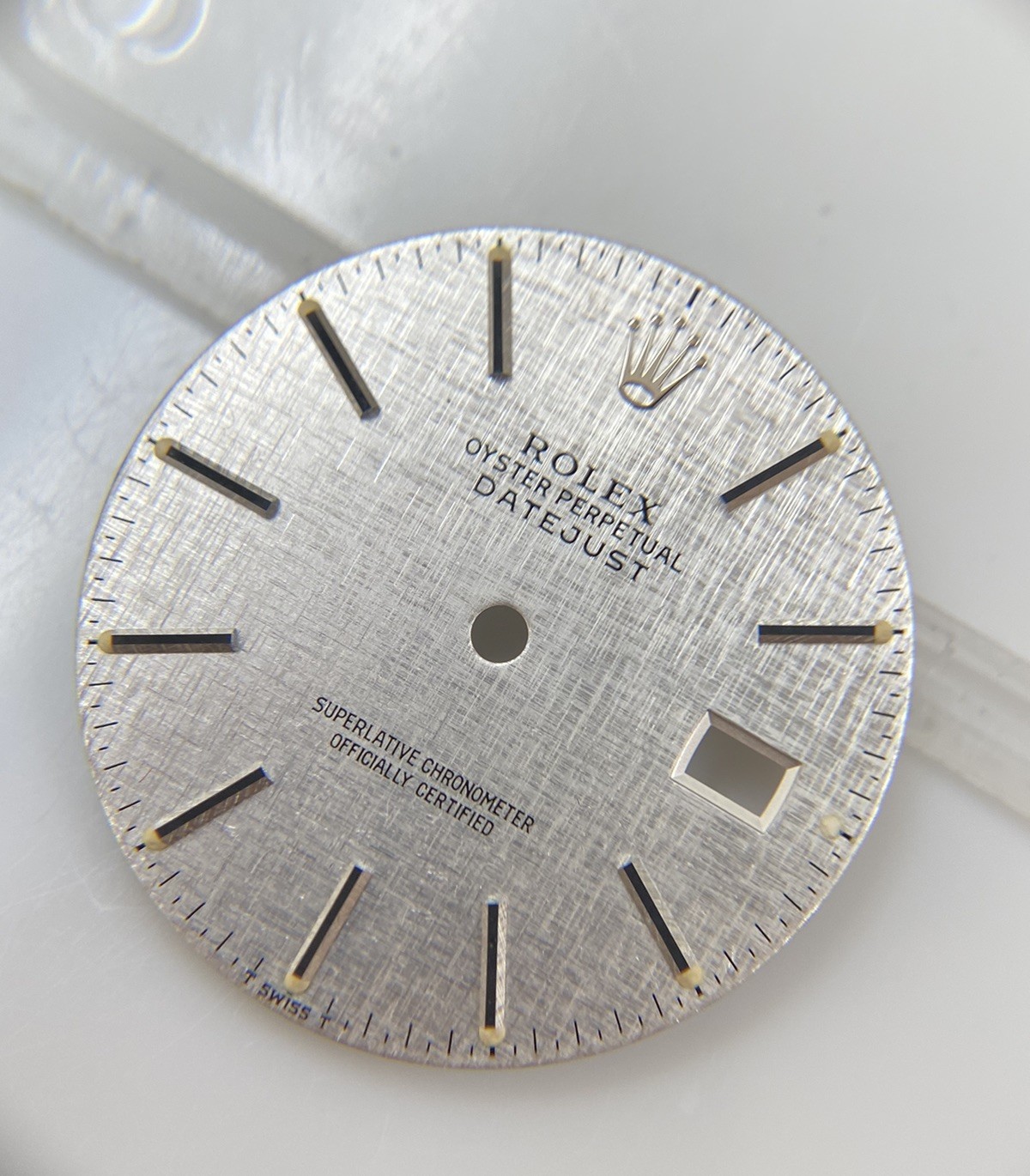 Genuine Rolex Datejust 36mm 16014 16200 16234 Cal 3035/3135 Silver Linen Dial