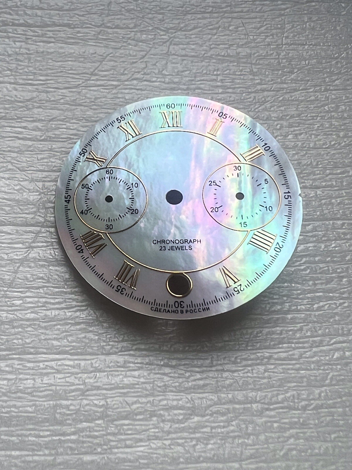 POLJOT 3133 Chronograph Dial