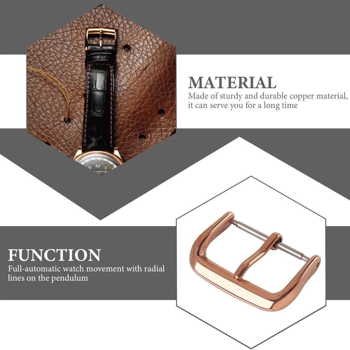 Stainless Steel Watch Buckle Pin Clasp Watchbands Button for Watch Band 8-22mm