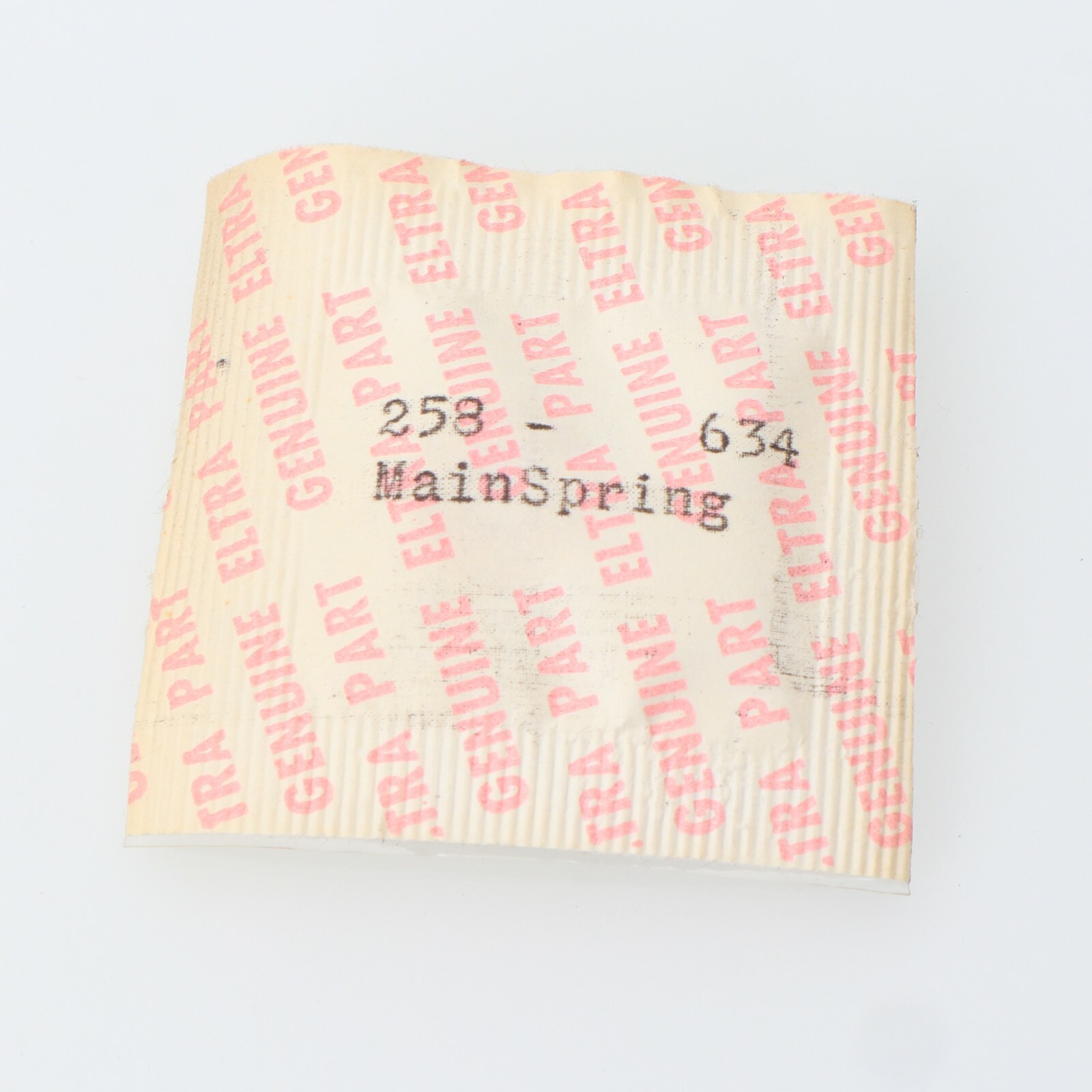 Nos Genuine Elgin 634 Part #258 Mainspring Watch Part New Old Stock (G7D19)