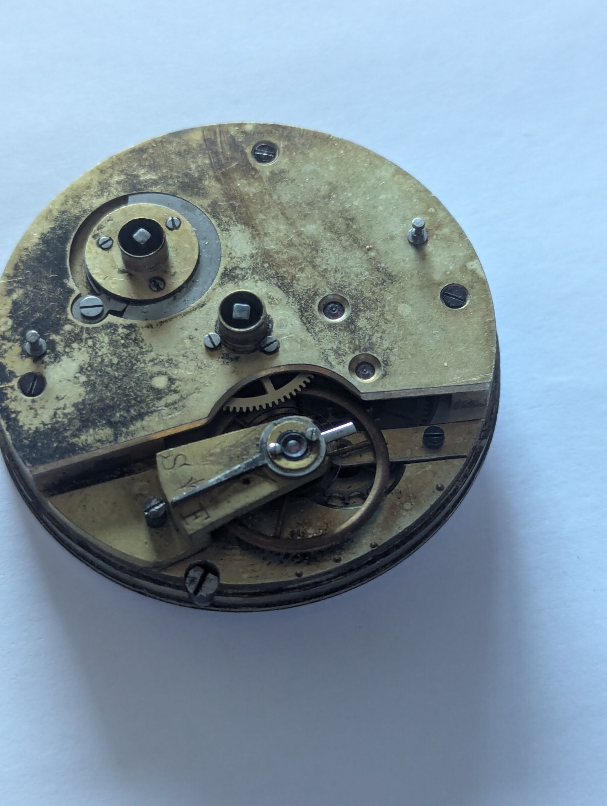 Vintage Fattorini & Sons Pocket Watch Movement (Runs)