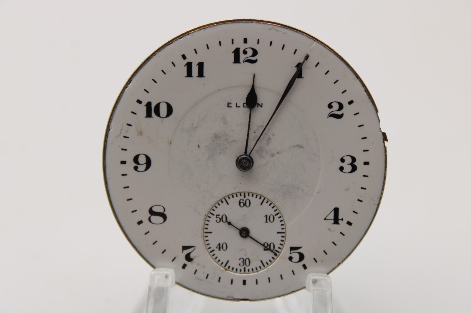 1919 ELGIN POCKET WATCH MOVEMENT 21907250 GRADE 387 16s 17j (FC)