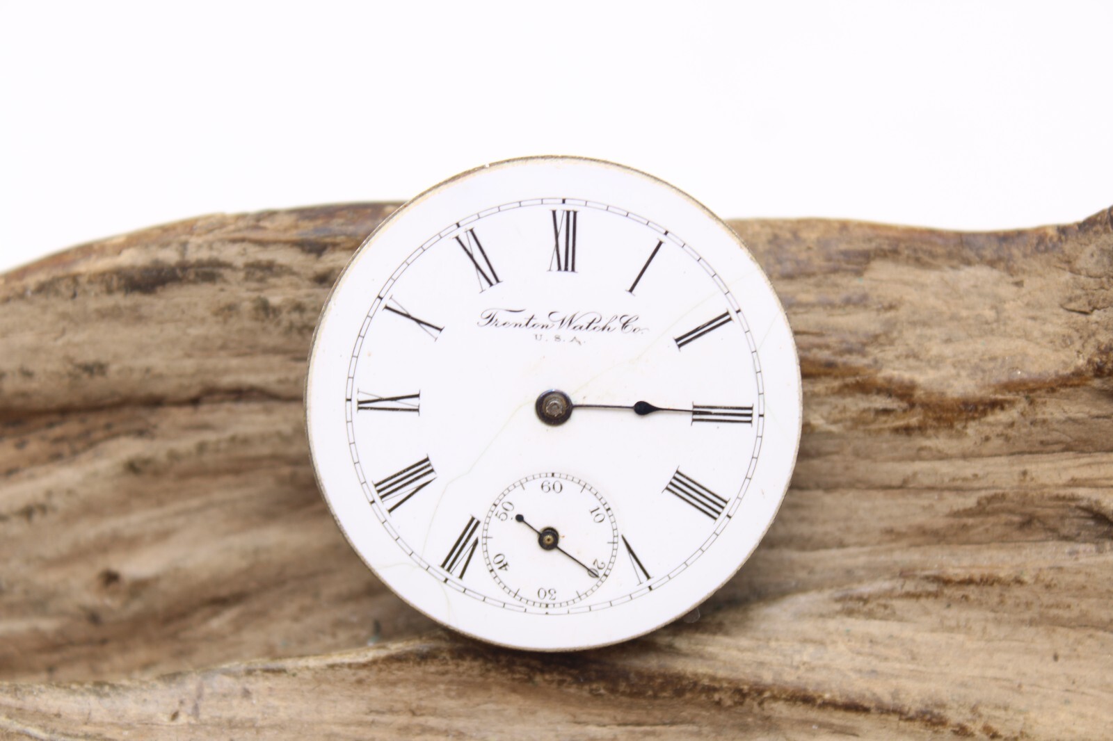 1899 TRENTON POCKET WATCH MOVEMENT 727644 GRADE 52 6s 7j FOR REPAIR (RN)