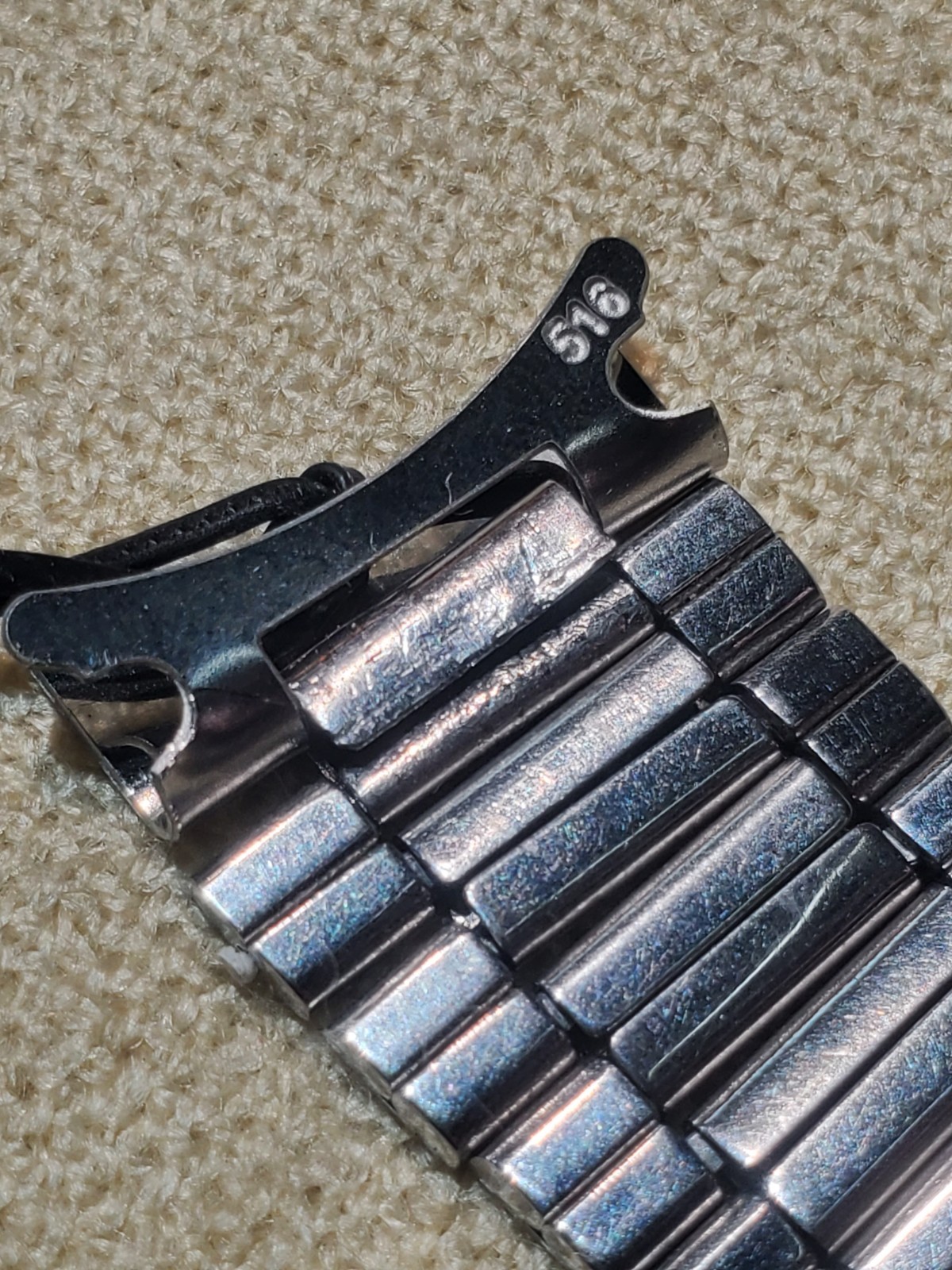 1965 Omega Speedmaster / Seamaster 300 Bricklink 7912 Bracelet 20mm w/516 E.P.