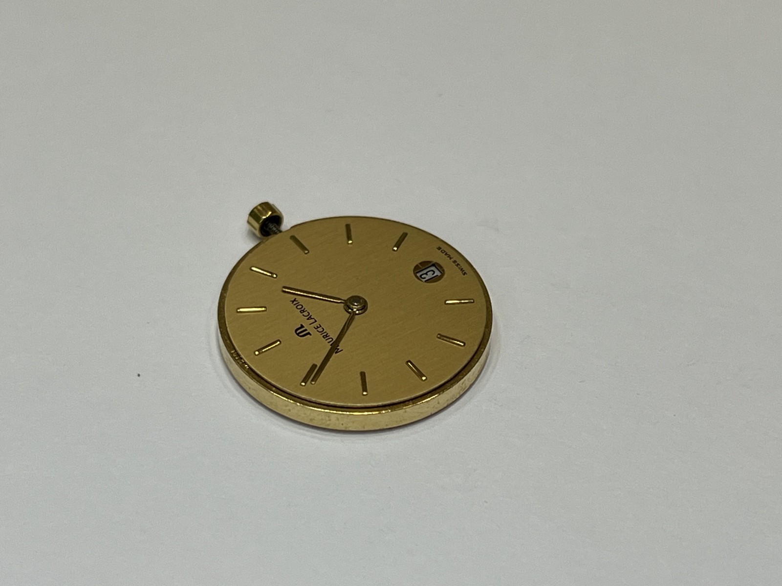 Movement & Dial Maurice Lacroix Quartz Date Eta 956.412 Swiss Made Working