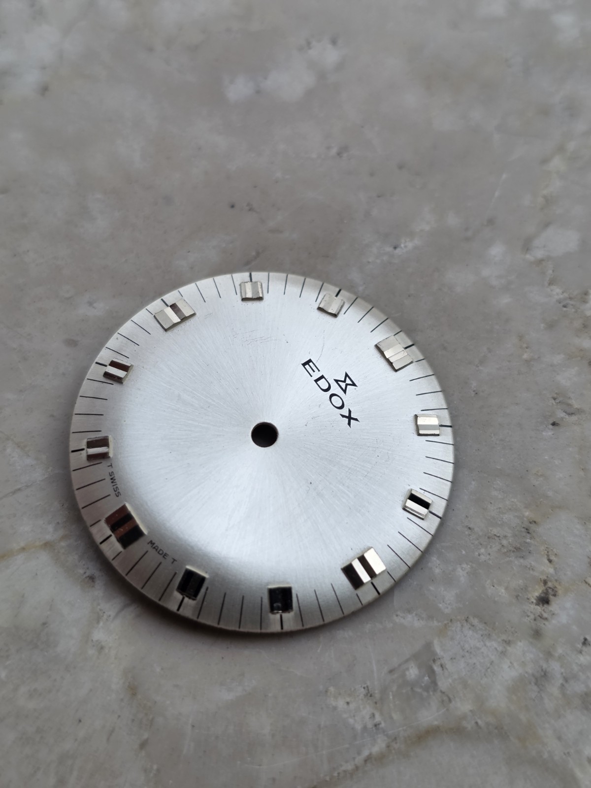 EDOX Watch Dial NEW – Wrist Watch Dial NOS 29.2mm