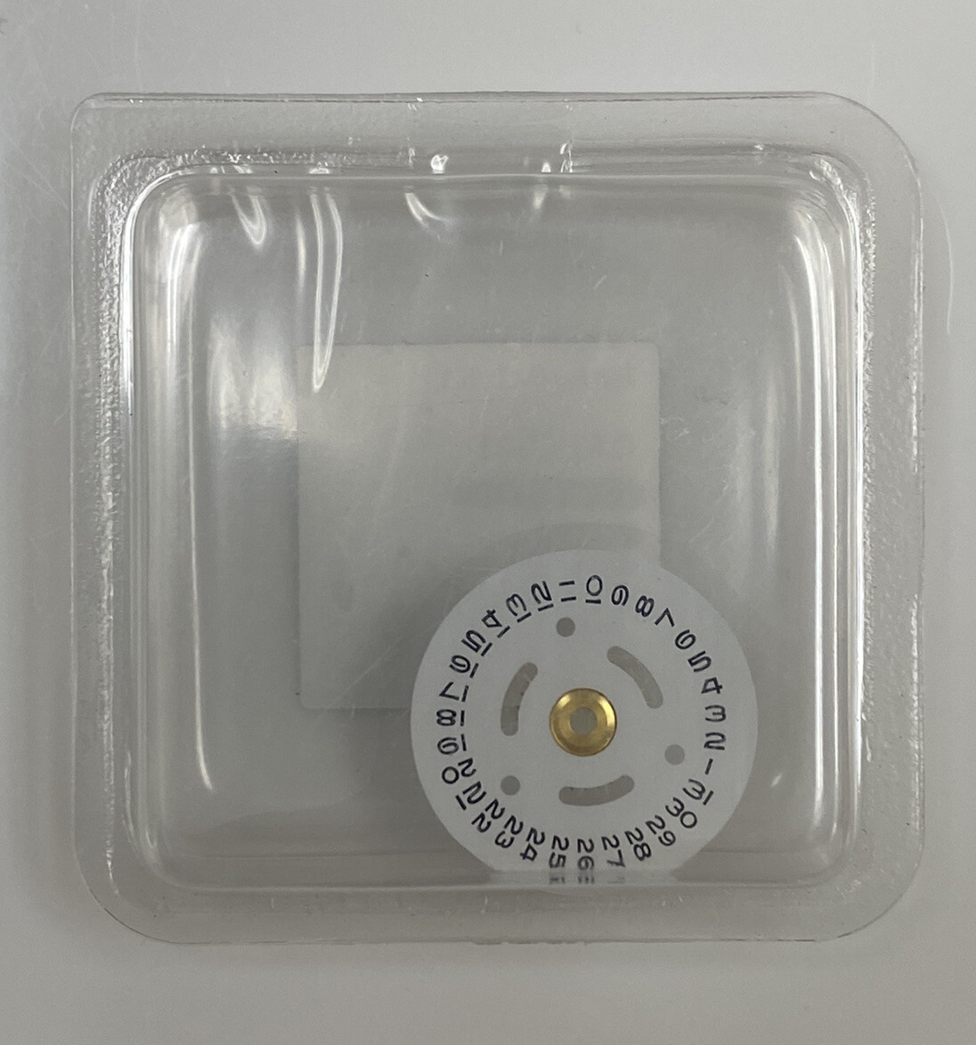 Genuine Rolex Cal. 2030 2035 4520-2 White Date Disc, New Factory Sealed