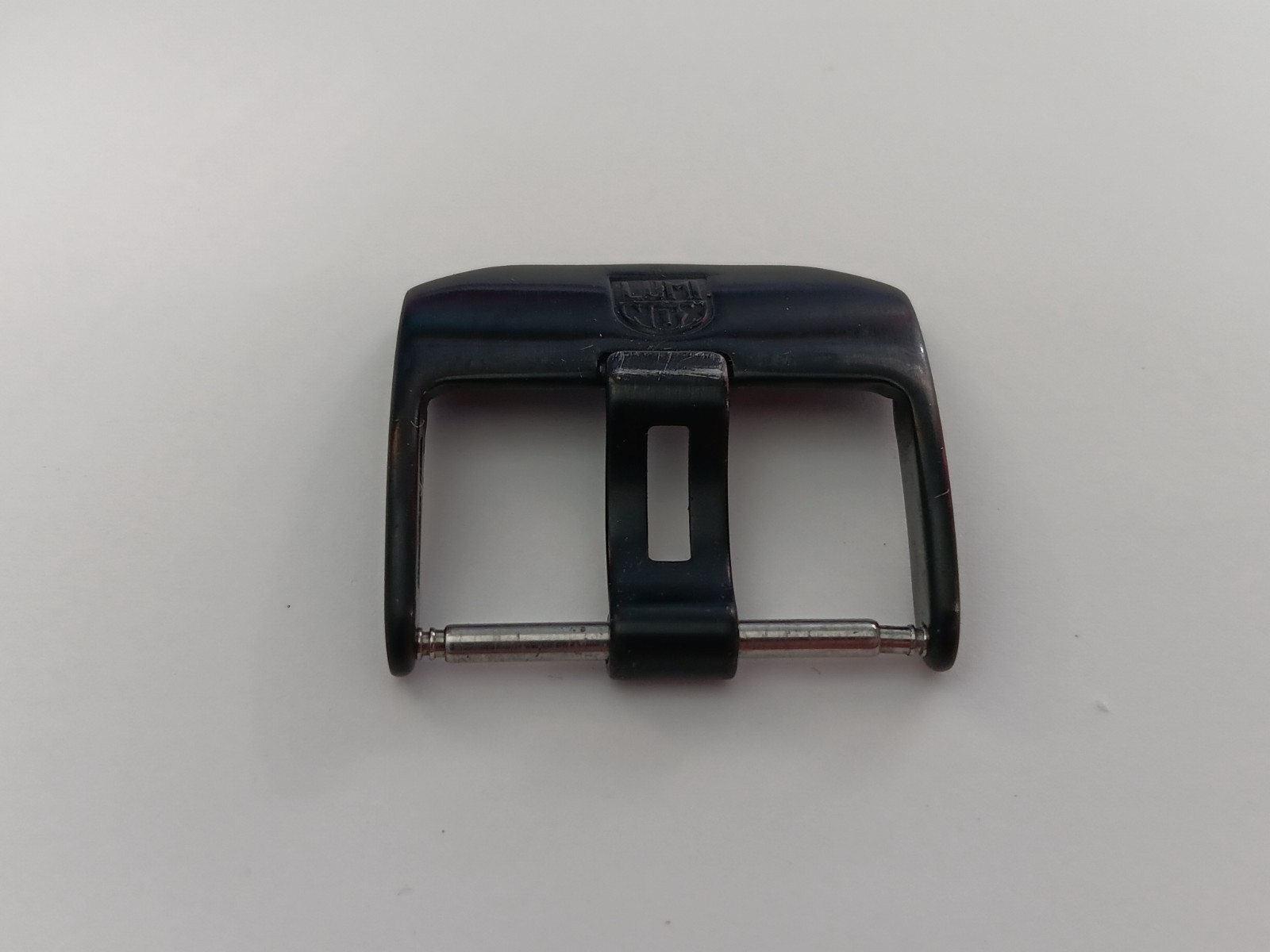 Genuine Luminox OEM 23mm Black IP S/Steel Tang Pin Navy Seal Sea Anu Buckle