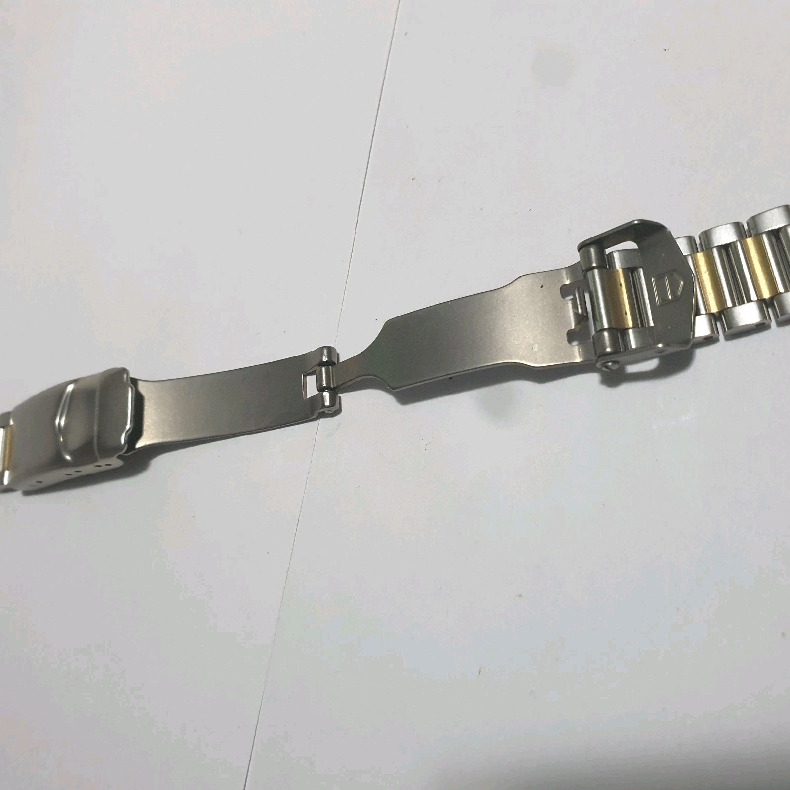 Tag Heuer Original Bracelet Silver And Gold Model 519/A New With End Links