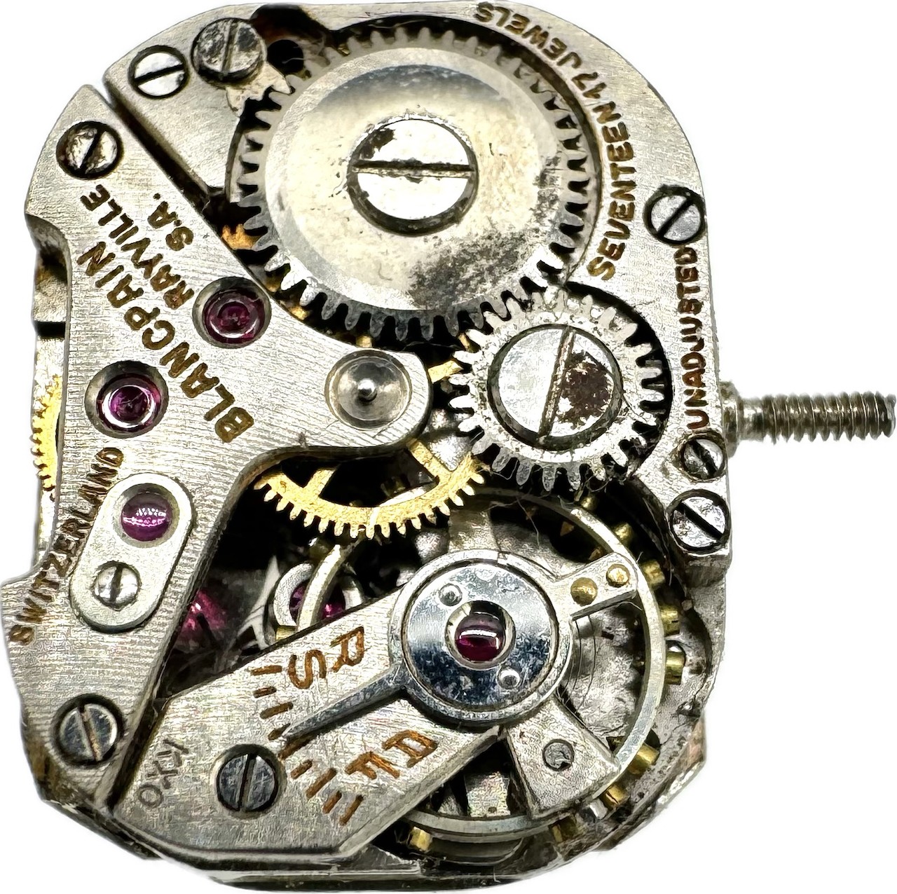 Vintage Blancpain Rayville Mechanical Ladies Wristwatch Movement for Repair