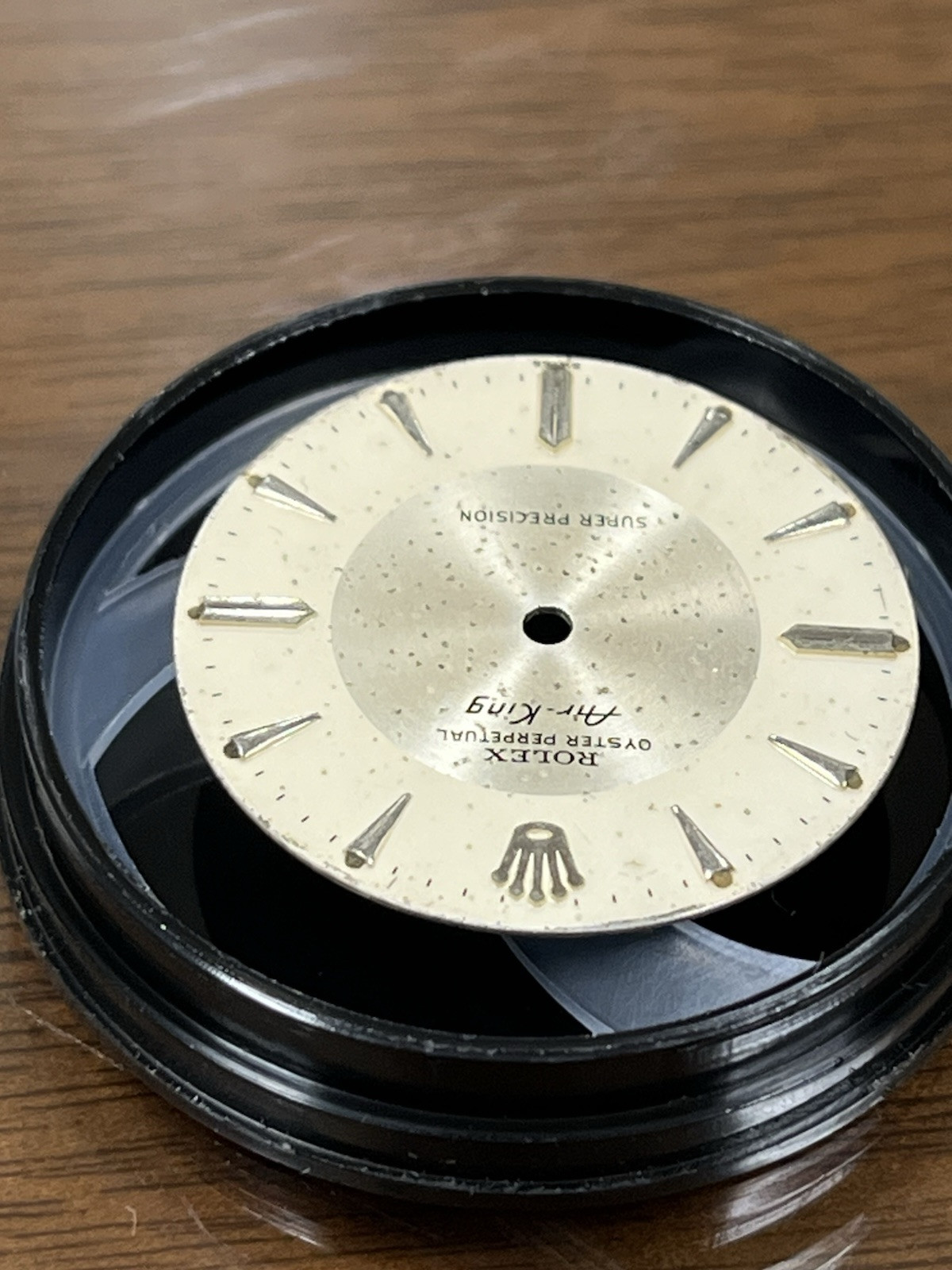 100% Orig RARE vintage Air King 1950s Rolex 5500 Super Precision Bullseye Dial