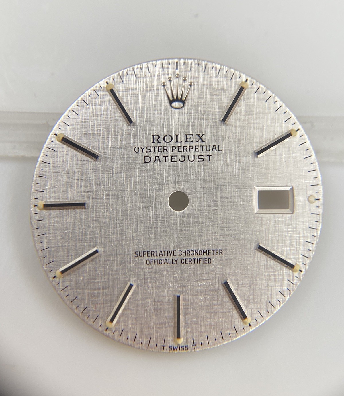 Genuine Rolex Datejust 36mm 16014 16200 16234 Cal 3035/3135 Silver Linen Dial