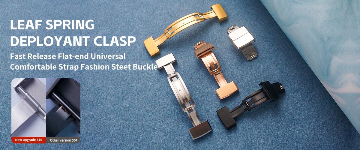 20mm 16-18mm Deployant Buckle Watch Strap Spring Clasp Replacement Band Premium