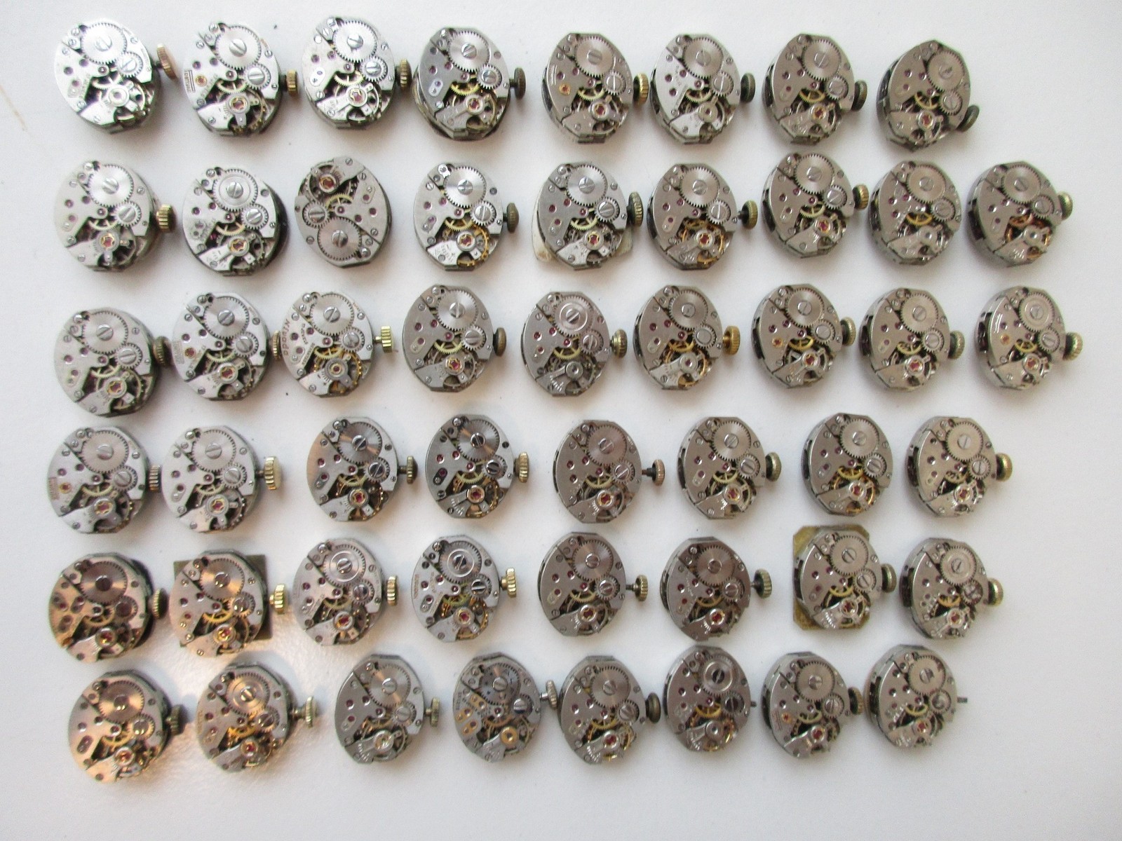 AS A. Schild cal. 1012 Swiss watch movements (50+) for parts