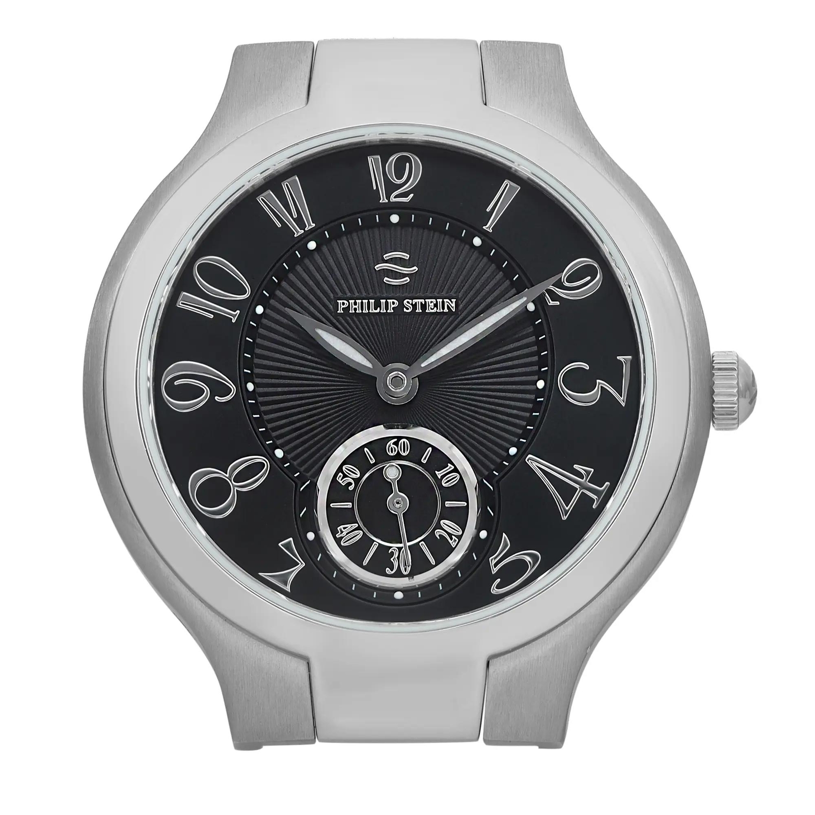 Philip Stein Classic Round Steel 35mm Black Dial Ladies Watch Case 41-FB