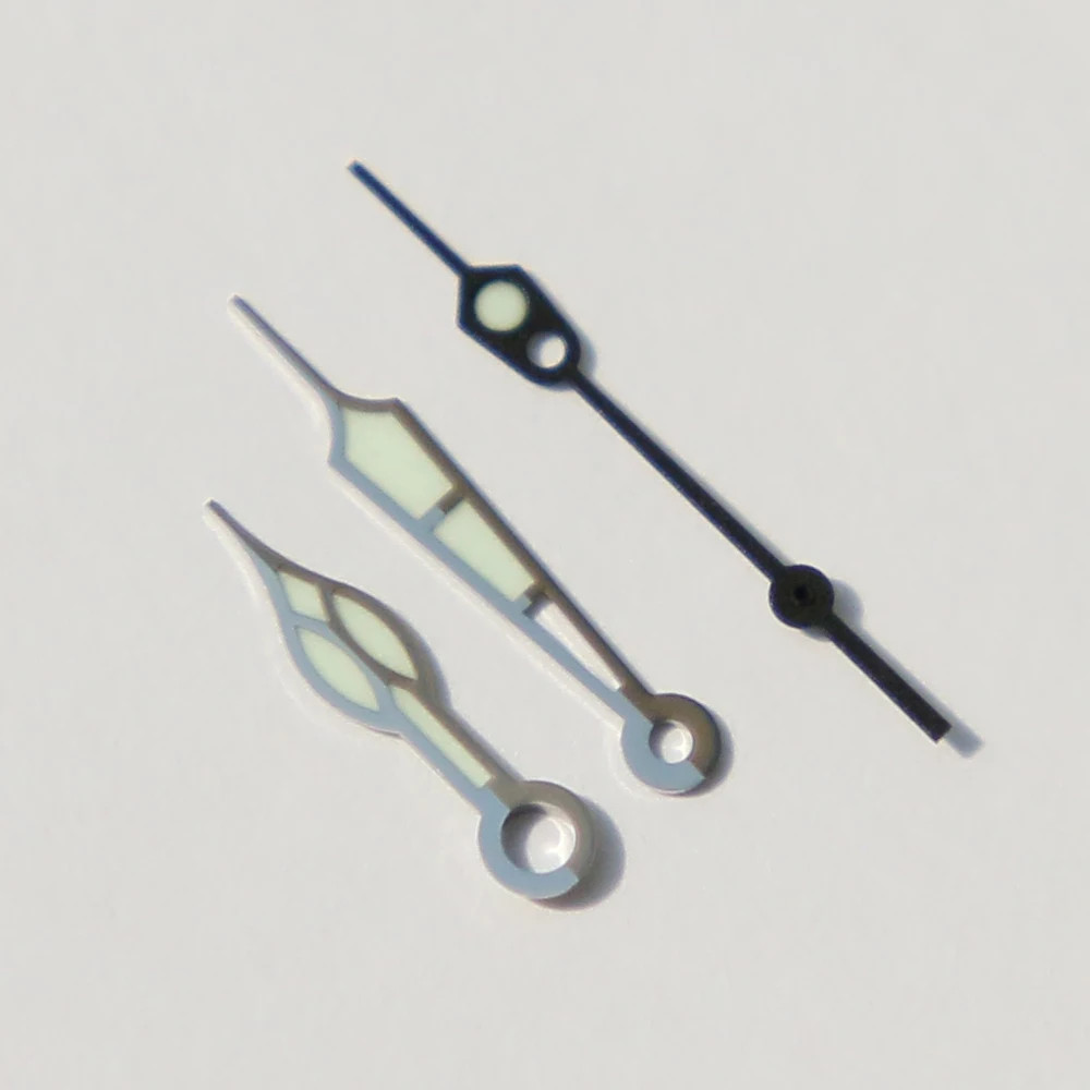 Super C3 Green Luminous Watch Hands For NH34 NH35 NH36 SKX007 Movement Parts