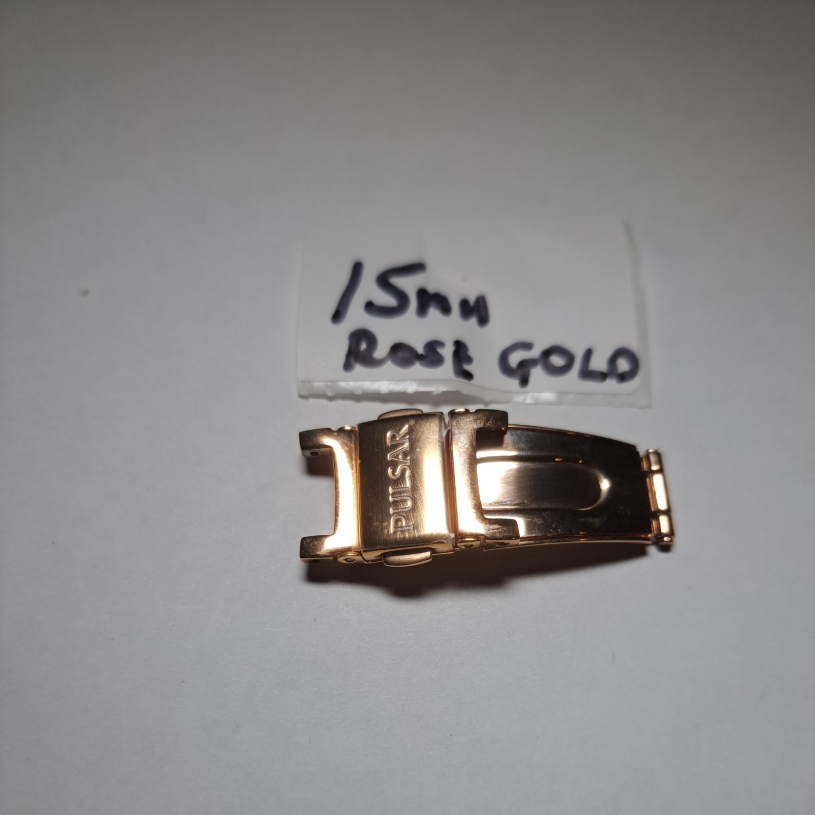 PULSAR GENUINE CATCH 15MM /10MM STAINLESS STEEL ROSE GOLD PLATED