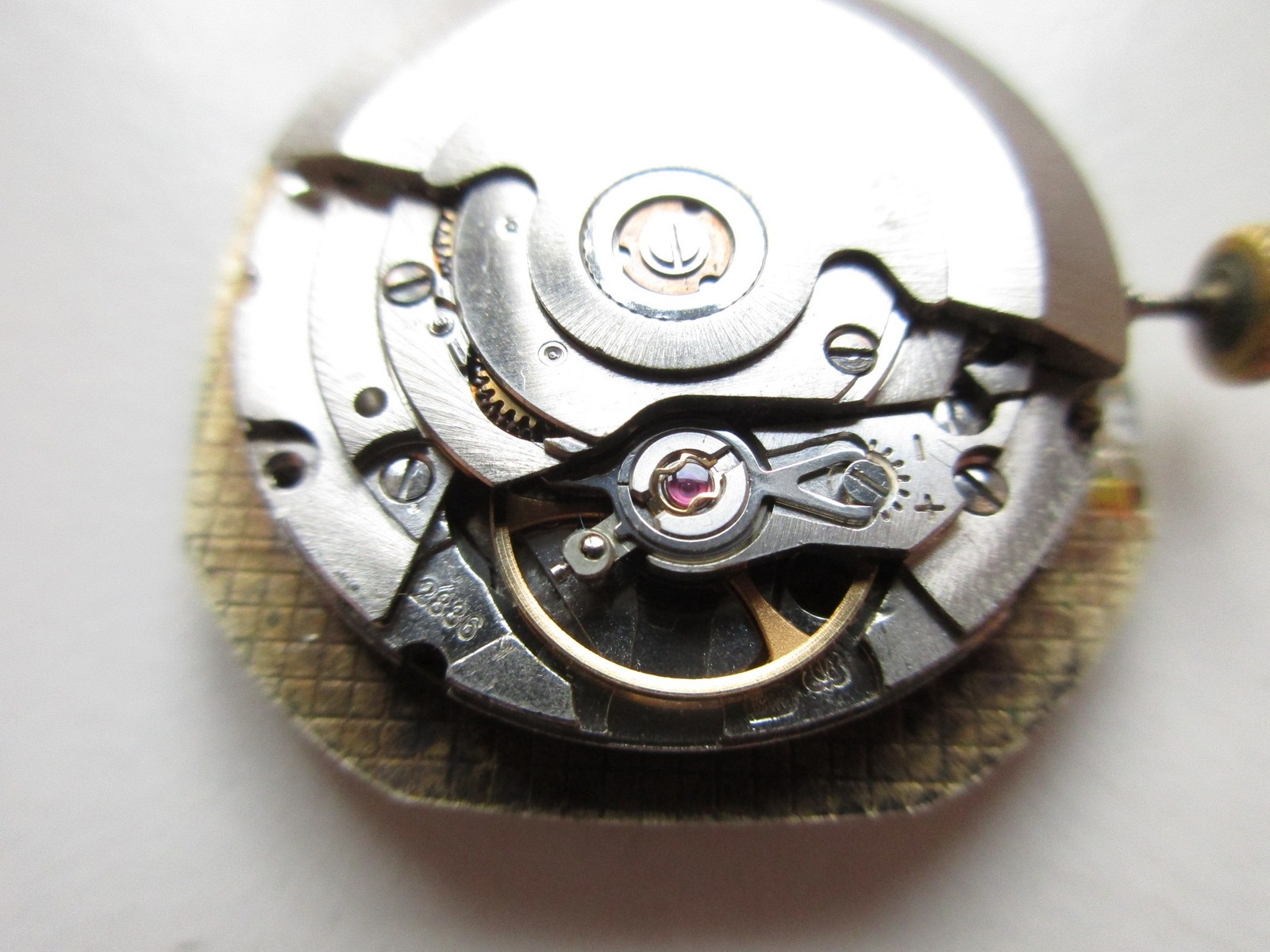 ETA cal. 2836 Day Date Swiss automatic watch movement – running