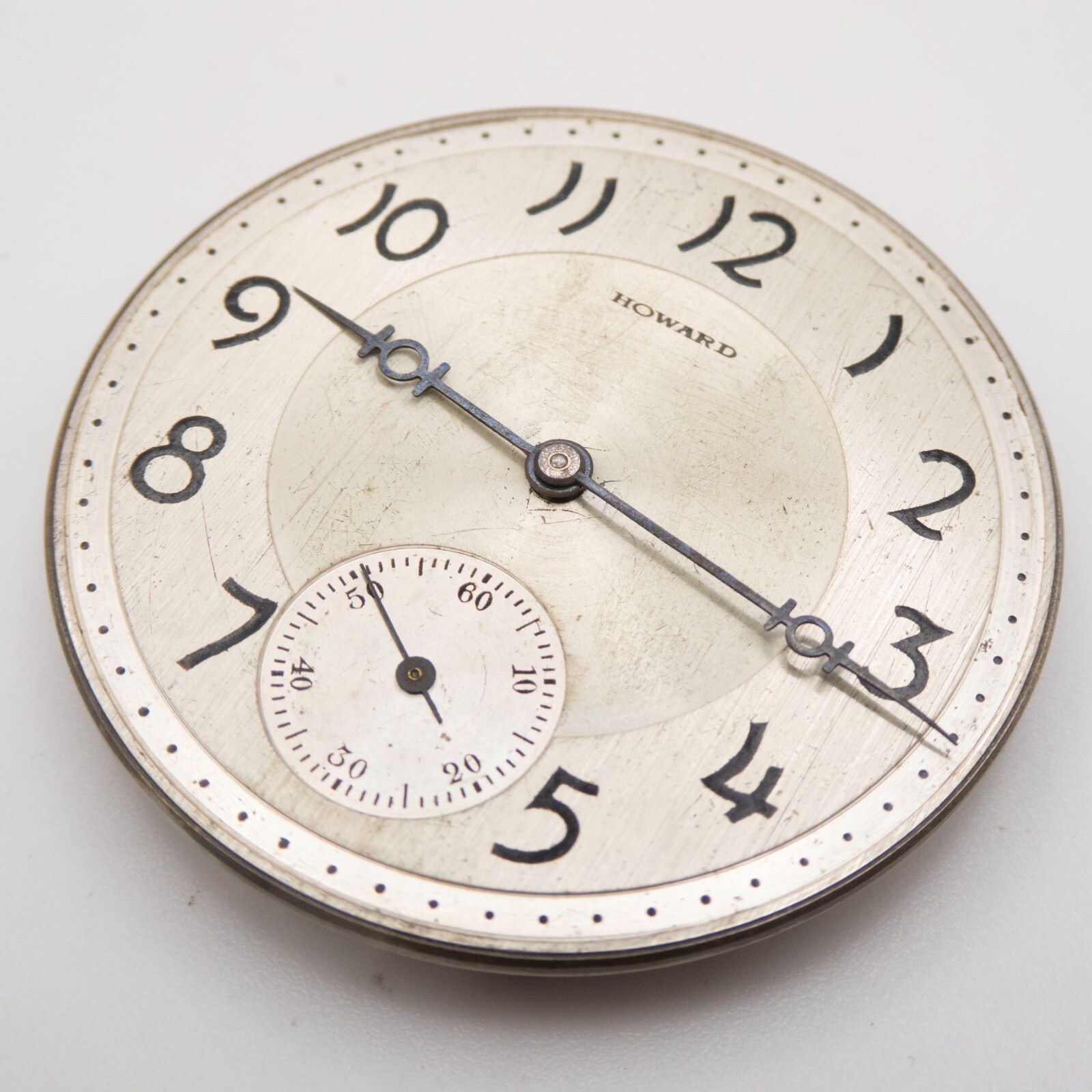 E. Howard Series 7 Model 1912 12-Size 17j Antique Pocket Watch Movement, Runs