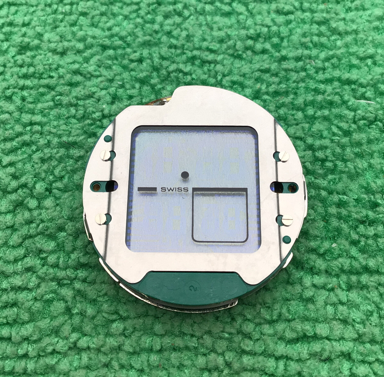 Genuine ESA 934.611 Quartz LCD Wristwatch Movement, Swiss Made, NOS