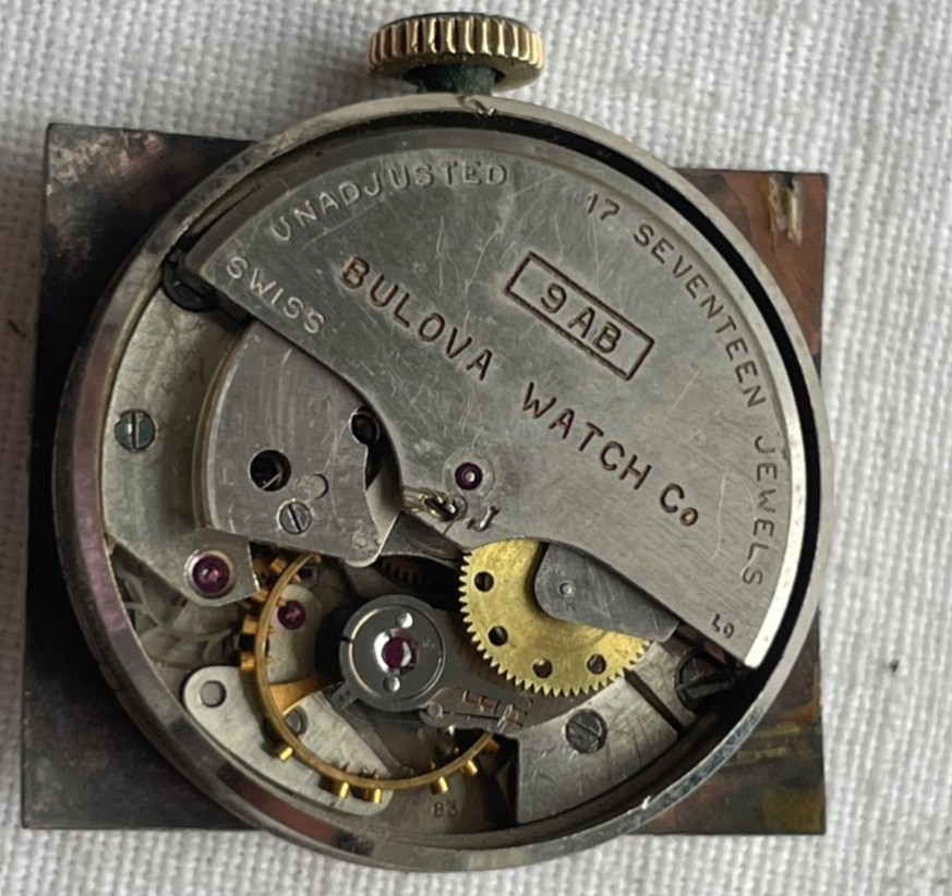Bulova Duowind 9AB – movement for parts AS IS