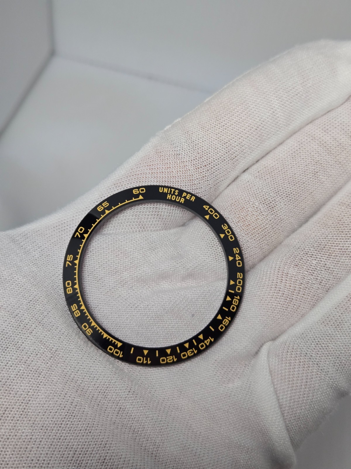 Ceramic Bezel for Rolex Daytona 116500 116515 116518 116519 BLACK/Gold Letter